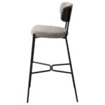 ELISON PUB HEIGHT BAR STOOL LIGHT BROWN (SET OF 2) - Image 6