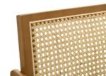 KANE WOVEN RATTAN WOOD BAR CHAIR LIGHT WALNUT (SET OF 2) - Image 10