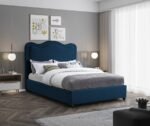 Felix Linen Textured Fabric Upholstered Bed - Image 2