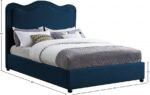 Felix Linen Textured Fabric Upholstered Bed - Image 8