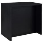 TOPANGA ENGINEERED WOOD FREESTANDING HOME BAR BLACK - Image 4