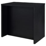 TOPANGA ENGINEERED WOOD FREESTANDING HOME BAR BLACK - Image 6