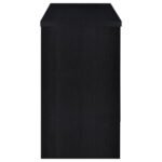 TOPANGA ENGINEERED WOOD FREESTANDING HOME BAR BLACK - Image 7