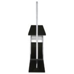 RISLEY 2-DOOR CIRCULAR LED WINE CABINET DARK CHARCOAL - Image 7