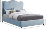 Felix Linen Textured Fabric Upholstered Bed - Image 8