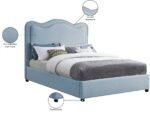 Felix Linen Textured Fabric Upholstered Bed - Image 9