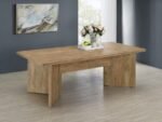 JAMESTOWN 84-INCH COMPOSITE WOOD DINING TABLE MANGO - Image 2