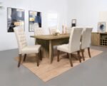 JAMESTOWN 84-INCH COMPOSITE WOOD DINING TABLE MANGO - Image 9