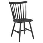 HOLLYOAK 7-PIECE RECTANGULAR DINING SET WALNUT AND BLACK - Image 8