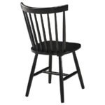 HOLLYOAK WINDSOR WOOD DINING SIDE CHAIR BLACK (SET OF 2) - Image 8