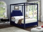 Rowan Velvet Upholstered Bed - Image 3