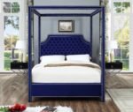 Rowan Velvet Upholstered Bed - Image 4
