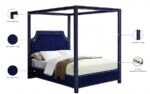 Rowan Velvet Upholstered Bed - Image 6