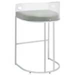 THERMOSOLIS CLEAR ACRYLIC BAR CHAIR CHROME (SET OF 2) - Image 7