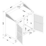 ARLETTE 2-DOOR MOBILE HOME BAR WINE CABINET SANDY BLACK - Image 14