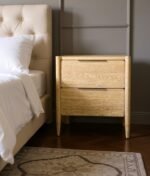 Oakwood Oak Wood Nightstand - Image 2