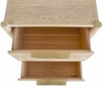 Oakwood Oak Wood Nightstand - Image 12
