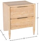 Oakwood Oak Wood Nightstand - Image 23
