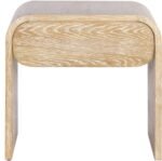 Cresthill Oak Wood Nightstand - Image 3