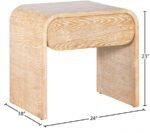 Cresthill Oak Wood Nightstand - Image 12