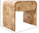 Cresthill Burl Wood Nightstand - Image 11