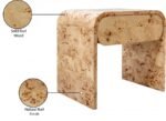 Cresthill Burl Wood Nightstand - Image 12