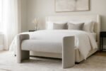 Peyton Boucle Fabric Upholstered Bench - Image 2