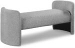 Peyton Boucle Fabric Upholstered Bench
