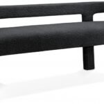 Athena Boucle Fabric Upholstered Bench