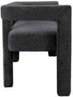 Athena Boucle Fabric Upholstered Bench - Image 4