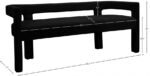 Athena Boucle Fabric Upholstered Bench - Image 6