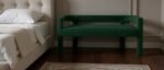 Athena Boucle Fabric Upholstered Bench - Image 2