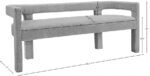 Athena Boucle Fabric Upholstered Bench - Image 6