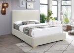 Crosby Linen Textured Fabric Upholstered Bed - Image 2