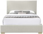 Crosby Linen Textured Fabric Upholstered Bed - Image 3