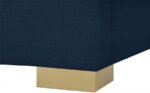 Crosby Linen Textured Fabric Upholstered Bed - Image 7