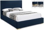 Crosby Linen Textured Fabric Upholstered Bed