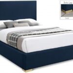 Crosby Linen Textured Fabric Upholstered Bed