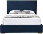 Crosby Linen Textured Fabric Upholstered Bed - Image 3