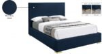Crosby Linen Textured Fabric Upholstered Bed - Image 10