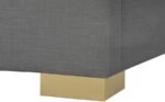 Pierce Linen Textured Fabric Upholstered Bed - Image 8