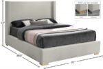 Royce Linen Textured Bed - Image 10