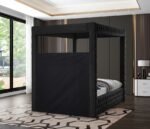 Royal Velvet Upholstered Bed - Image 6