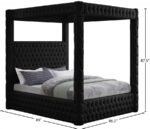 Royal Velvet Upholstered Bed - Image 7