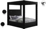 Royal Velvet Upholstered Bed - Image 8