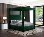 Royal Velvet Upholstered Bed - Image 2