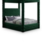 Royal Velvet Upholstered Bed