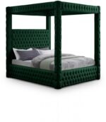 Royal Velvet Upholstered Bed