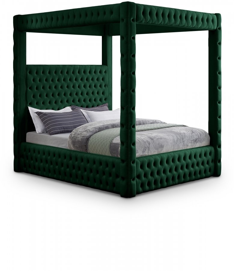 18568.jpg Royal Velvet Upholstered Bed - Image 1