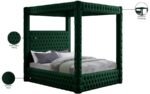 Royal Velvet Upholstered Bed - Image 8